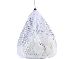 Wäschenetz Set - Wäschebeutel Waschnetz - 2 Stuks 30x40 cm - Ademend Polyester met Koordstop - Bescherming Delicate Kleding Reizen - Wit