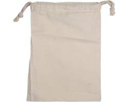Zware canvas waszak met trekkoord, grote capaciteit voor was en opslag, 4 maten, ruimtebesparend en netjes organiseren van uw huis (22 * 28cm)