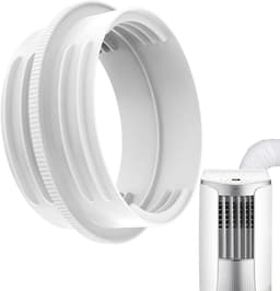 130/150mm Universele Airco Slang Koppeling | 17x17cm Hitbestendige Adapter Met Luchtdichte Afdichting | 5.9 Inch Verlengstuk Voor Mobiele Airco Uitlaat | Ventilatieleiding Raamunit Accessoire | Eenvoudig Te Monteren Zonder Gereedschap| Cyslmuk® — thumbnail 1