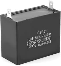 Dailygoods - CBB61 Condensator - Startcondensator - Betrouwbare isolatieprestaties - 16uF - Geschikt voor generatoren - Hittebestendig - Hoogwaardige... — thumbnail 1