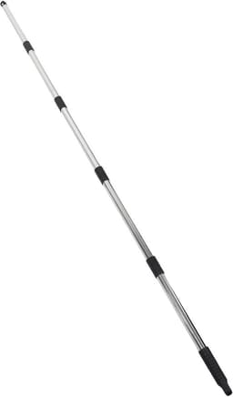 Waslijn Steunpaal - Droogpaal Telescopisch - Was Buiten Drogen - Verstelbare Hoogte - 181 cm - Zilver — thumbnail 1