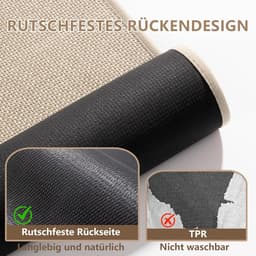 Wasmachine Beschermer - 60 x 60 cm - Wasmachine Droger Mat - Wasmachine Hoes - Afdekking Voor Wasmachine of Droger - Apparaten Beschermen - voor Wasmachine, Droger, Koelkast, Kleine Meubels - Beige — thumbnail 3