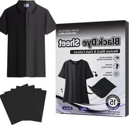 Zwarte Kledingverf - Textielverf Lakens - Kleding Opfrissen - Niet-vervagend - 15 stuks - Zwart — thumbnail 1