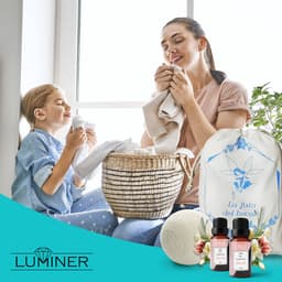 SnelShoppen - Wol ballen voor wasdroger, 6 stuks, kreukvrij en haarverwijderend, met etherische oliën en geurdispenser, ideaal voor fris gewassen wasg — thumbnail 3