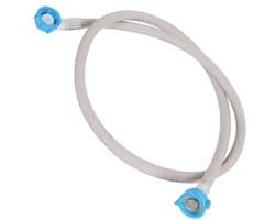 Wasmachine slang aanvoerslang 1,50 mtr.  3/4" recht - 3/4" haaks
