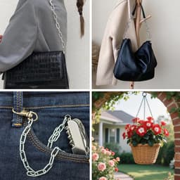 Ketting van RVS, 1.5 mm, 6 m, Geschikt voor Hangen, Hond, en Anker, Duurzame en Sterke Linkketting voor Diverse Toepassingen — thumbnail 3