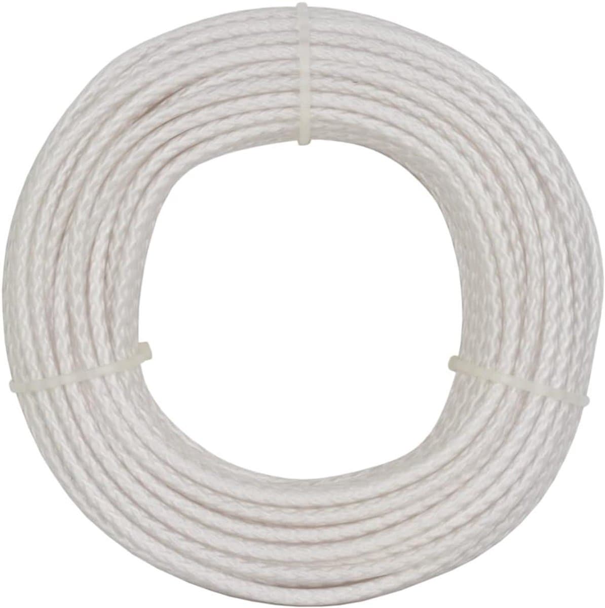 Kledinglijn - Waslijn Touw - Kleding Drogen - Transparante PVC Coating - 20 meter - Wit — afbeelding 1