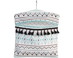 Wasknijperzak - Knijperzak Ophangbaar - Kleding Ophangen - Gemakkelijk Ophangen - 33 x 30 cm - Aztec Print