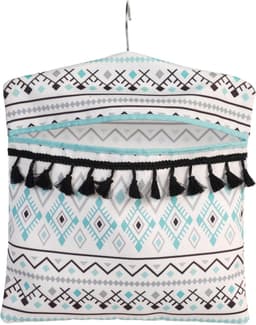 Wasknijperzak - Knijperzak Ophangbaar - Kleding Ophangen - Gemakkelijk Ophangen - 33 x 30 cm - Aztec Print — thumbnail 1