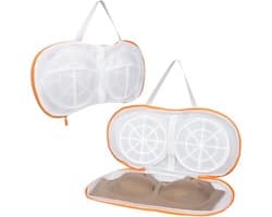 Set van 2 Grote Wasnetten voor Bh's met Steunframe - Anti-Deformatie Waszak voor Wasmachine, Ideaal voor Delicate Kleding en Ondergoed