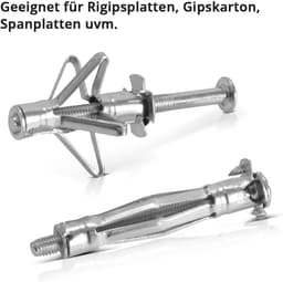 Metalen holtepluggen 141-delige set M4 x 32 | M4 x 38 | M4 x 46 | M5 x 37 | M5 x 52 | M5 x 65 | M6 x 37 | M6 x 52 | M6 x 65 Metalen pluggen met voorgemonteerde schroeven voor — thumbnail 5