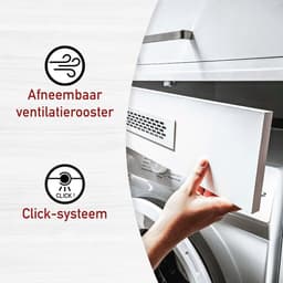 Interlink Lifestyle Studio Flow wasmachinekast met uittrekbaar werkblad - Wit - 67 x 68 x 164 cm — thumbnail 3