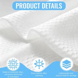 Wasnetjes met ritssluiting - Wit - Diverse maten - Polyester mesh waszakken - Voor wasmachine en reisorganisatie — thumbnail 5
