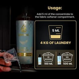 SnelShoppen - Giovani Fresh Cotton wash perfume 100 ml | Vers-poezier geur van schone was - Ideaal wasparfum voor beddengoed & kinderkleding | 20 wasb — thumbnail 5