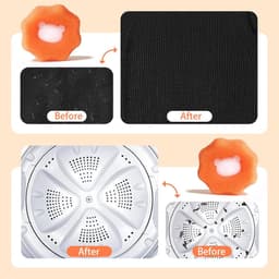 SnelShoppen - Huisdierenhaarverwijderaar Wasmachine - 8 Stuks Herbruikbare Pluisballen - Effectieve Dierenhaarverwijderaar voor Kleding - Vermindert R — thumbnail 2
