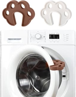 2x Deursluiting voor wasmachine - 10*8*1.6cm - Siliconen - Deursteun voor wasmachine - Deurstopper - Vingerbescherming - Demping voorkomen - Ventilatie en geurpreventie - Wasmachineaccessoires - Deur openen en drogen - Voor wasmachines en drogers — thumbnail 1