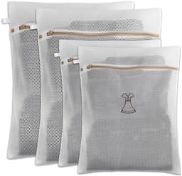 Waszak voor Wasmachine 4 Stuks, Versterkt Wasnet met Rits, Dikker Materiaal en Duurzaam, Herbruikbare Laundry Bag Kleding te Beschermen, Voor Ondergoed, Sokken en Delicate Kleding (2L + 2M) — thumbnail 1