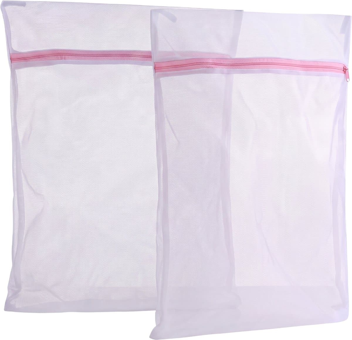 Purepeak Wasnetten XXL Set 2 Stuks - Wasnetjes met Ritssluiting - 90 x 110 cm - Waszakken voor Wasgoed - Wasnet - Groot — afbeelding 1