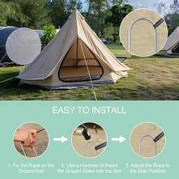 Grondpinnen 30 cm - Robuust staal - Corrosiebestendig - Perfect voor tenten en trampolines - ShopVlot — thumbnail 4