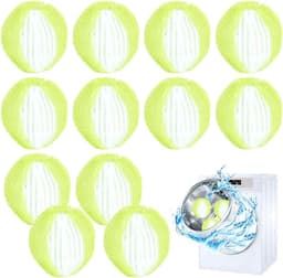 Huisdierhaarverwijderaar 12 Stuks - Herbruikbare Pluizige Ballen - Geschikt voor Wasdroger - ShopVlot — thumbnail 1