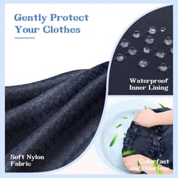 Vuile Waszak - Spill Resistant Nylon - Waterdicht en Lichtgewicht - Inklapbaar en Praktisch - Voor Thuis en Op Reis — thumbnail 4