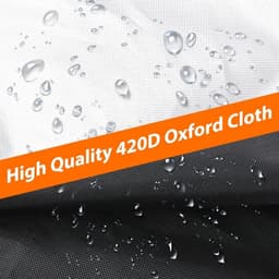 Rotating Clothesline Waterproof Cover van 420D Heavy Duty Oxford Stof met Rits en Trekkoord voor Buitenkleding, Tuinparasol en Bescherming tegen Weerselementen — thumbnail 3