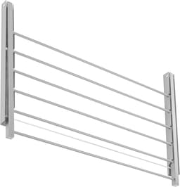 Droogrek - Opklapbare badkamerdroger aan de muur gemonteerd - 90 cm wit — thumbnail 3