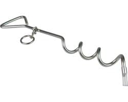 Azalia Spiraalharing-grondankers, grondankers, haring voor hondenriem, honden aanlegplok, aanlegspiraal voor tuin, 41 cm x 8 mm