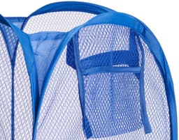 Kipit Wasmand flexibel/opvouwbaar - donkerblauw - kunststof - 33 x 33 x 58 cm - 60 liter — thumbnail 2