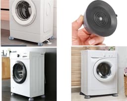 Trillingsdempers Wasmachine - 4 Stuks - Wasmachine Verhoger - Wasmachine Dempers - Droger - Vaatwasser — thumbnail 4