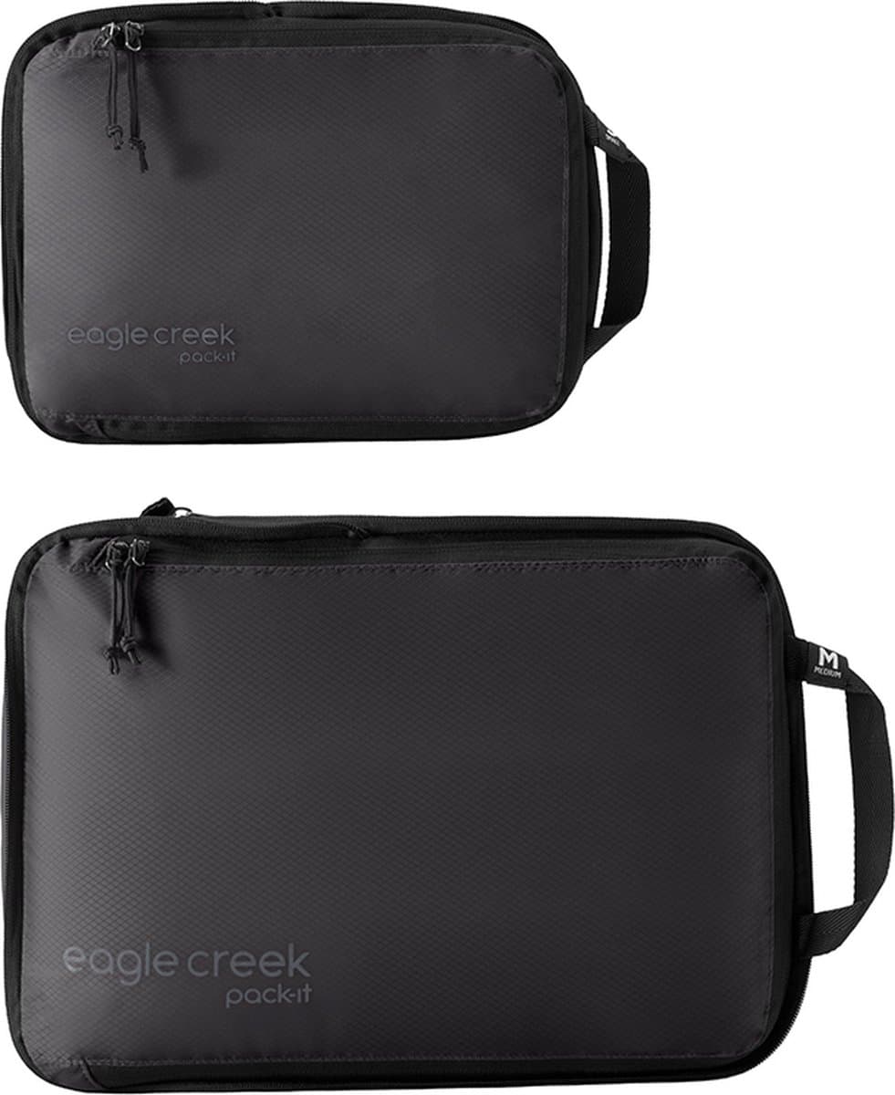 eagle creek Pakzak Pack-It Isolate Compression Cube Set S / M Black Zwart — afbeelding 1