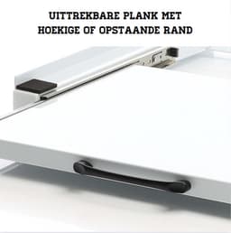 Tussenstuk Wasmachine Droger - Stapelkit Wasmachine Droger Universeel - Stapelkit Wasmachine Droger Met Uittrekbaar Plateau — thumbnail 2
