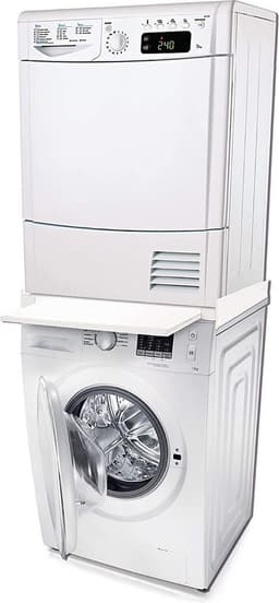 TussenStuk WASMACHINE DROGER -TRONICXL Tussenliggende onderste wasmachine droger rack met werkblad lade b.v. Compatibel met AEG MIELE SIEMENS - (WK 02122) — thumbnail 3