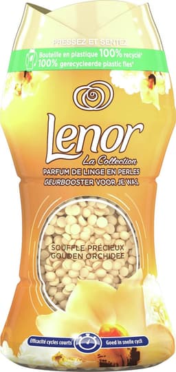 Lenor Geurbooster Gouden Orchidee - Geurparels - 6x11 Wasbeurten - Voordeelverpakking — thumbnail 1