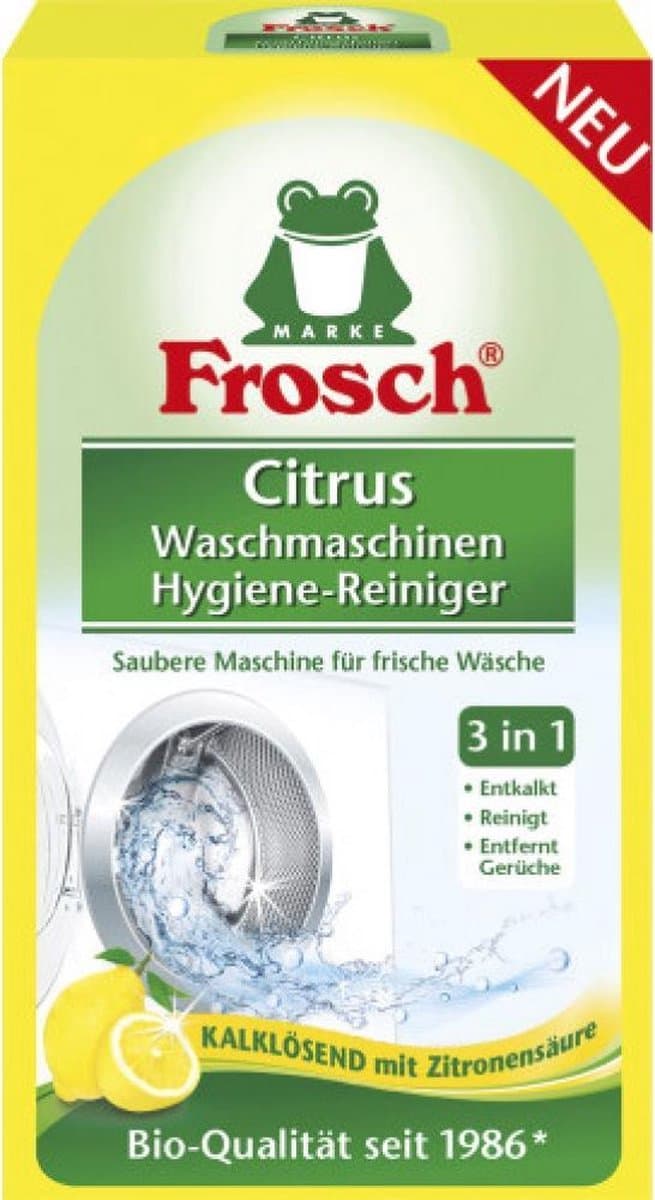 Wasmachinereiniger | Citrus | 3 in 1 | Ontkalkt | Reinigt | Verwijderd nare geurtjes | Wasmachine | Reiniger  | Ontkalker — afbeelding 1