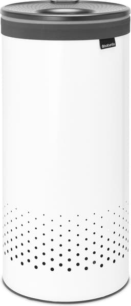 Brabantia Wasmand - met Deksel - 35 l - White — thumbnail 2