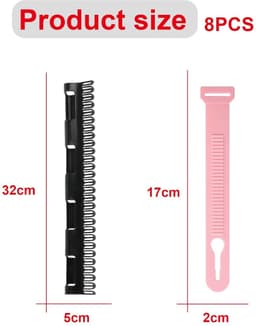 Sokkenhouders voor wasrek - 8 stuks - Antislip functie - Vier kleuren — thumbnail 5