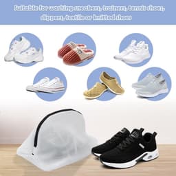 Daity 3-pack - net waszak - wasmachine schoenenzak voor schoenen - sneakers - sportschoenen - tennisschoenen - slippers — thumbnail 3