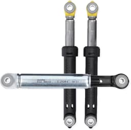 Multaparts® schokbrekers -set van 3 stuks- geschikt voor Miele wasmachine | Hoogwaardig alternatief voor origineel Miele 7221780, 7381920, 7381921, 7381922, 7381923 | 2 x Suspa 06230027 (75N) + 1 x Suspa 4151285 (120N) — thumbnail 2