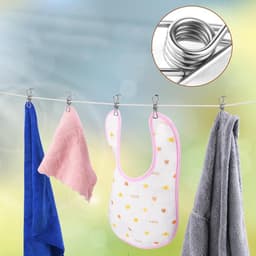 40 Stuks RVS Wasknijpers - 1.5 x 6.5 cm - Grote Knijpers - Strandlaken Knijpers - Badlaken Clips - Handdoek Klemmen - Heavy Duty Handdoekklemmen - Handdoekklemmen Voor Strandligstoelen- Winddicht - Clips Voor Strandlaken, Beddengoed En Dikke Kleding — thumbnail 3
