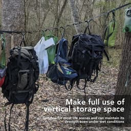 Allecto Plus - Uittrekbare waslijn: multifunctioneel, nylon, voor op de camping en in de tuin — thumbnail 4