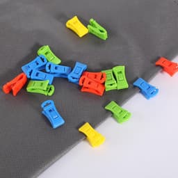 Allecto Plus - 60 Multifunctionele Sokkenklemmen voor Wasmachine en Droger - Praktische Sokkenhouder met Haak - Sokkenclip - Organisator voor Sokken — thumbnail 4