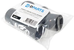 Dparts 3-delige y-stuk afvoer waterverdeler - afvoerpijp splitter set - inclusief lijm - verbindingsset geschikt voor afvoerslang wasmachine - vaatwasser - condensdroger - bocht - duo verdubbelaar verlengset — thumbnail 4