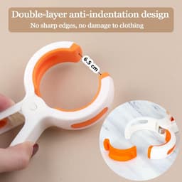 WNHB® Handdoekklemmen strandstoel 8 stuks - grote winddichte clips - stevige wasknijpers voor handdoek ligbed zwembad en kleding — thumbnail 4