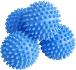 4x Wasdrogerballen - Drogerballen - Wasdroger Droogballen - Wasbol - Wasballen - Wasdroger - Ballen - Siliconen - Sneller droog - Anti-kreuk - herbruikbare wasbal - wasbal voor wasmachine - wasverzachterbal - om rimpels te verminderen — thumbnail 5