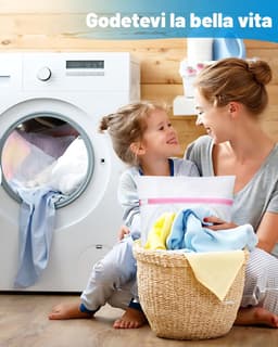 Grote waszak - Wasnet - Waszak - wasnetten - Grote waszak - Waszak met rits - Voorkomt dat kleding vervormt en kreukt - 3 stuks - Geschikt voor truien, overhemden, ondergoed, sokken, schoenen - 50*60cm — thumbnail 5
