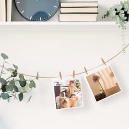 156 Stuks Wasknijpers - 2.5cm Houten Klemmen - Natuur Clips - Met 10m Jute Touw en 5 Spijkers Voor Het Ophangen Van Foto's - Ansichtkaarten - Huisdecoratie Bruiloften — thumbnail 5