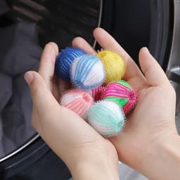 6 Stuks Nylon Wasserij Bal Decontaminatie Wasmachine Wassen En Beschermen Bal Plakken En Verwijderen Ontharing Cleaning — thumbnail 1