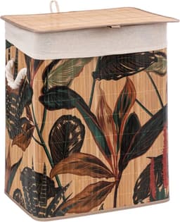 Bamboe Wasmand - Bladeren - 60L — thumbnail 1