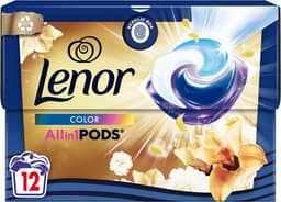 Lenor All in 1 Wasmiddel Pods - Gouden Orchidee - Waspods - 4 x 12 Wasbeurten Voordeelverpakking — thumbnail 3